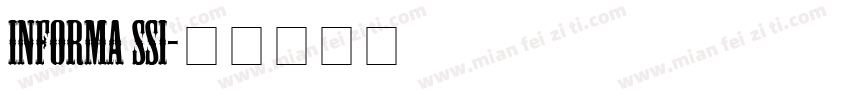 Informa SSi字体转换